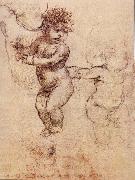 LEONARDO da Vinci Studies of children France oil painting artist